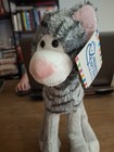 Vtg Melissa   Doug Lanky Legs Grey Cat Stuffed Plush Princess Soft Toys Nwt