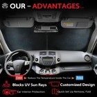 Kayzt Windshield Sun Shade For Toyota Rav4 2013-2018 Rav-4 Foldable Sunshade Suv