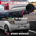 Rear Luggage Basket Rack Hitch Mount Cargo Adjustable 400lbs For 2  Receivers