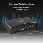 Atoto Dual Spdif Class D Compact Digital Car Amplifier 4 Channel 4-8 Ohms Stable