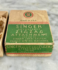 Vintage Singer 121706 Adjustable Zig Zag Attachment Box With Booklet  Sewing
