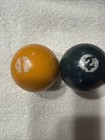 Vintage Bakelite Billiard Balls Pool Game Balls Mid Century Complete Set Used