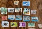 Caribbean Islands Stamp Lot - 37 Stamps - Some Old mnh  Used - Estate
