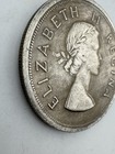 South Africa 5 Shillings   Coin 1958 Elizabeth Ii Km 53