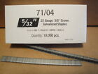 Standard Upholstery Staples 71 Series 3 8  Crown 5 32  Leg Galvanized 22 Gauge