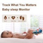 Baby Sleep Monitor Tracking Heart Rate  Average Oxygen Level And Body Movement