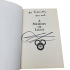 Signed Wheel Time Memory Light Robert Jordan Brandon Sanderson 1st 1st Edition