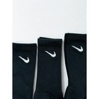 3 Pairs Nwot Nike Black Everyday Cotton Crew Socks Dri Fit Size Medium