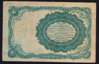 1874 Us Fractional Currency 10c Fr1265 William Meredith Red Seal Xf Circulated