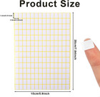 2940pcs Matte Small White Labels Stickers Blank Labels Removable Price Tags