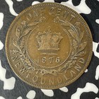 1876-h Newfoundland Large Cent Lot t4828 Nice 
