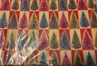 Vintage Christmas Gift Wrap Paper Papercraft 12 Sheets 30x40    Retro Santa Mcm