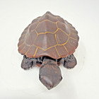 Old Chinese Antique Yixing Zisha Pottery Handmade Carved Turtle Statue 7 