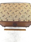 Antique Stool Cricket W  Drawer Cushion Top 14 X 9 X 8 Dovetailed Original 1800