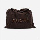Gucci Gg Supreme Large Monogram Canvas Baby Diaper Bag Brown Adjustable Strap