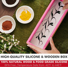 2 Pcs Rectangular Soap Molds Kit With Cutters - 42oz Flexible Silicone Loaf Soap