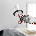 A610 Lvlp Air Spray Gun 1 3 1 7 2 0mm Nozzles R500 Paint Guns W  10x Mixing Cup