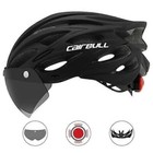 Authentic Aerodynamic Black Cairbull Youth Bicycle Helmet W rear Warning Lite