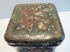 Rare 1911 United States Tobacco Co  Hinged Tin Box- Worn   Rusty - Closes Nicely