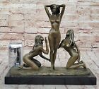 Hot Cast Nude Original Mavchi Feel Women Bronze Sculpture Marble Figure Deal