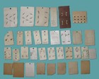 Huge Lot Vintage Buttons On Cards - Pewter  Glass  Mop  More - 34 Cards - Nos
