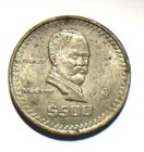 Mexico Coin Strong Reverse Doubling Error Variety Eagle   Lettering See Photos