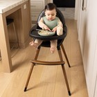Convertible Wooden High Chair For Baby  Toddler  Kids - Adjustable   Booster Sea