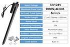 12v Linear Actuator Heavy Duty Long Stroke 2  40  3000n 660lbs Waterproof Fast