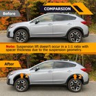Front 2  Rear 2  Lift Kit For Subaru Crosstrek 2018-2021 2022 2023 2024 2025 Awd