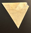 1933 25s Latvia Torn Air Mail Stamp From Extensive Collection Lot 202