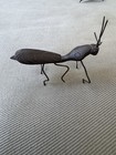 Group Of 4 Miniature Bronze Butterfly  Grasshopper  Lizard   Manta Ray