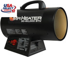 60 000 Btu Portable Propane Forced Air Heater With 10-ft Hose