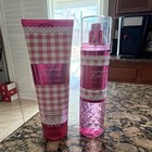 Bath   Body Works Gingham Gorgeous Body Cream   Fragrance Mist Set 8 Oz 8 Fl Oz
