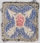 Ww2 Era Us Army 21st Corps Patch Insignia Military Cut Edge Snow Back Korean War