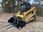 2023 Cat Caterpillar 299d3xe Two Speed High Flow Skid Steer Loader Bucket Forks