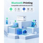 Bluetooth Shipping Label Printer 4x6 Thermal Label Printer  For Usps Fedex Ups
