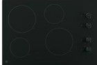 Ge 30    Radiant Electric Cooktop Black 4 Burner W  2 Power Boil Burners