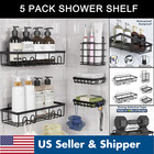 Adhesive Shower Caddy Organizer Shelves Rack - 5 Pack Corner Bathroom Storage Us