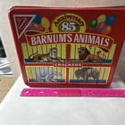 Nabisco Barnum s Animal Crackers 85th Anniversary Tin Box 1987 Red multicolor