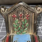 Vintage Cast Iron metal  Pair Art Deco Ornate Bookends