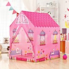Flower House Princess Castle Girls City Garden Pink Palace Play Tent Kids Pla   