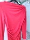 Gorgeous On Trend Sexy Long Sleeve Red Ruched Evening Party Cocktail  Dress