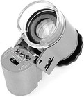 Mini Magnifying Glass 50x Handheld Pocket Magnifier With 50x  50x mini Gray