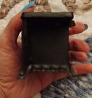 Vintage Queen Cast Iron Miniature Stove Antique  Missing Parts 