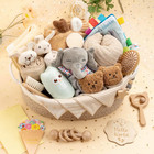 30 Piece Baby Gift Basket     Luxury Curated Baby Gift Basket For Newborn