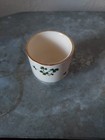 Vintage Carrigaline Pottery Ireland Shamrock Egg Cup Shot Glass Irish Pottery
