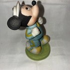 Vtg Disney Productions Mickey Mouse Jogging Sweatsuit Figurine Porcelain Korea