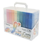 Victor Jvc Vhs Tapes Hg120 Clear Shell J I   collection Lot Of 10 W  Carrying Case