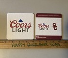 New 100 Count Coors Light Usc College University Beer Coasters Sleeve  Bar