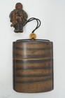 Japanese Inro-container With Netsuke   Ojime Vintage Sagemono From Japan 0425f23
